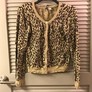 Animal Print Cardigan